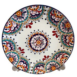 Dash of That Ellie Salad Plate 8.5" Round New Beautiful Boho Design One Plate
